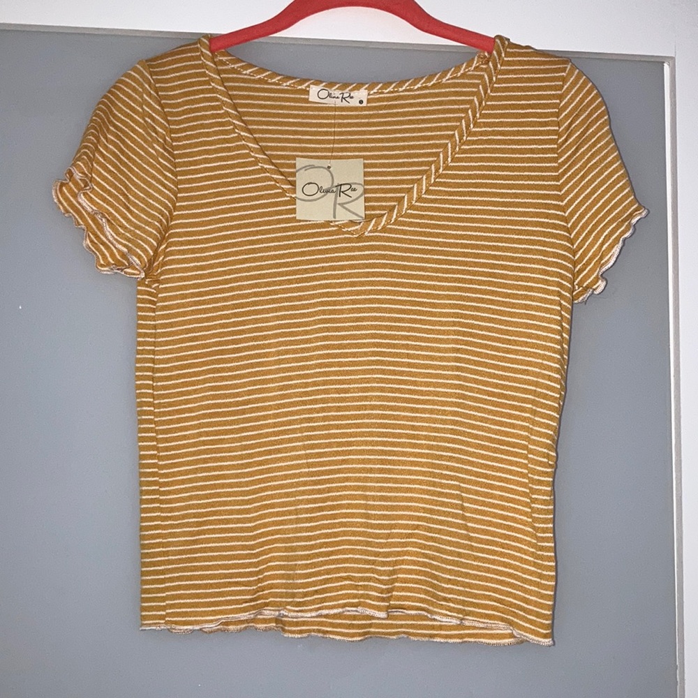 Striped Crop Top